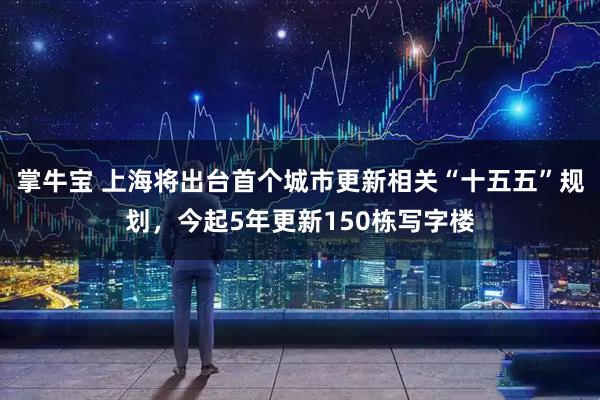 掌牛宝 上海将出台首个城市更新相关“十五五”规划，今起5年更新150栋写字楼